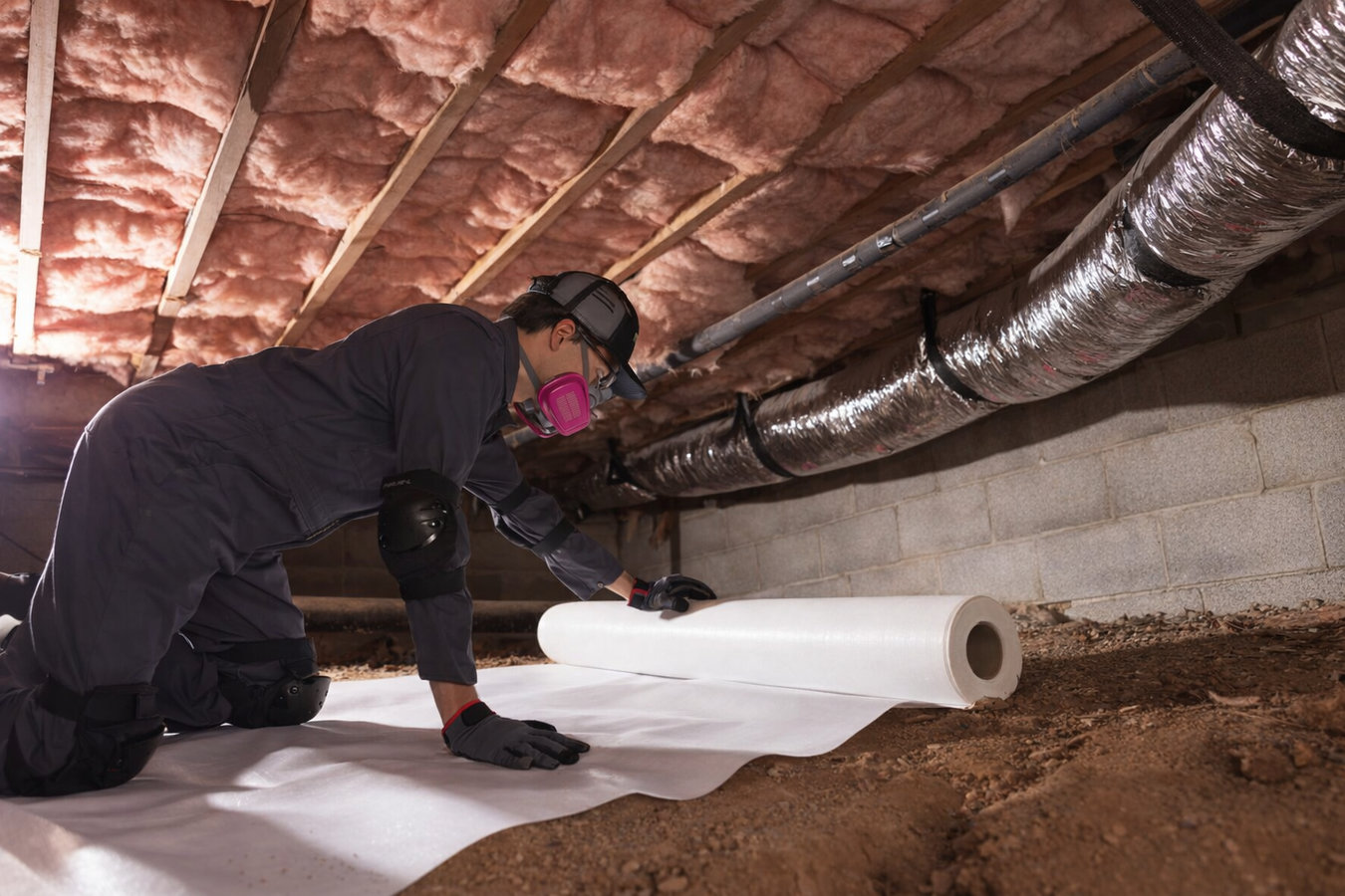 Vapor barrier installation